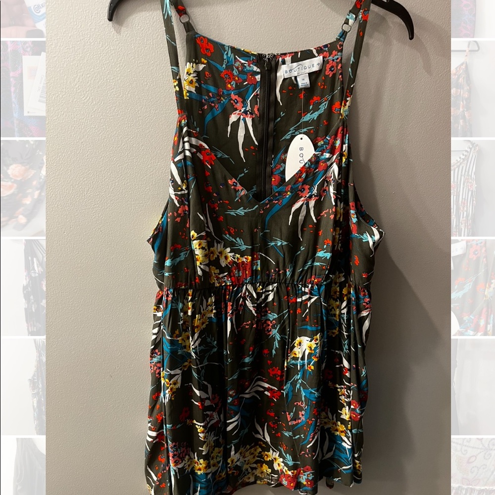 Boutique brand tank, baby doll style, cute! NWT